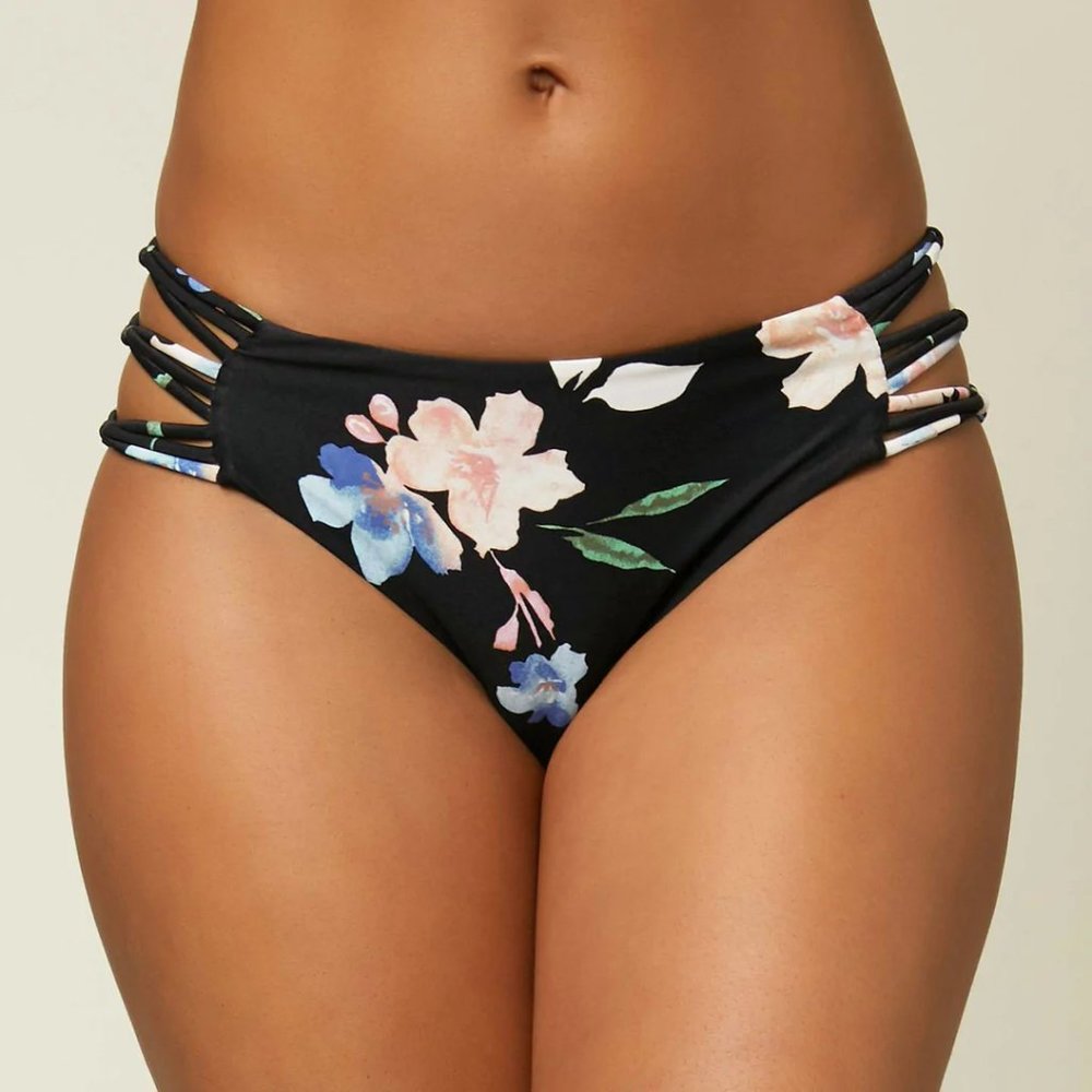 O'Neill Boulders Seabright Strappy Side Full Bikini Bottoms
